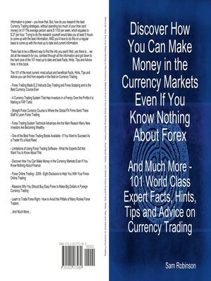 cover image of Discover How You Can Make Money in the Currency Markets Even If You Know Nothing About Forex